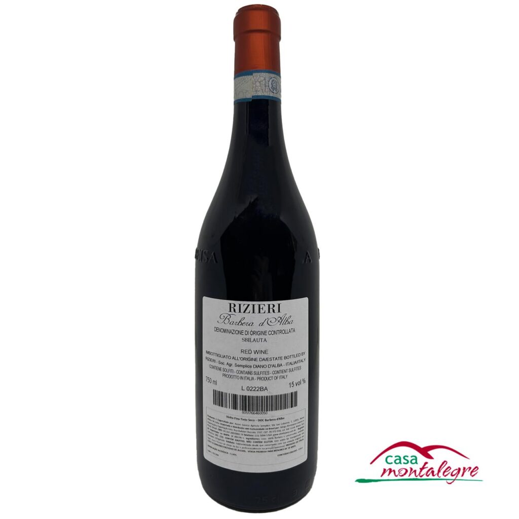 Vinho Barbera d'Alba Sbilauta